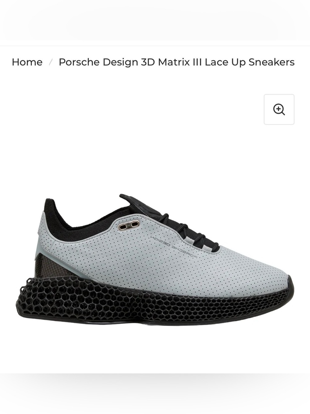 Porsche Design 3D Matrix III Lace Up Sneakers
